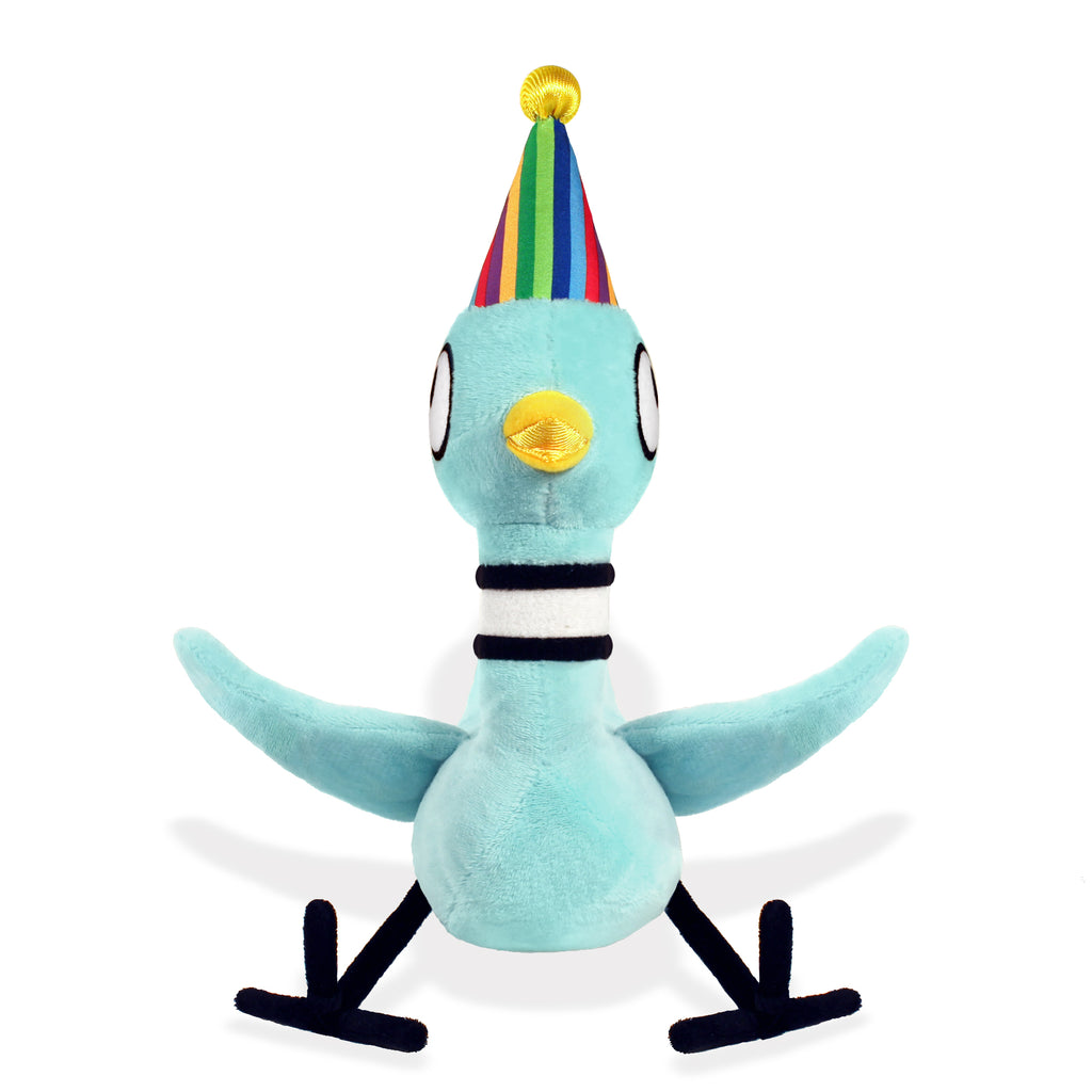 The Pigeon in Bird-Day Hat Soft Toy