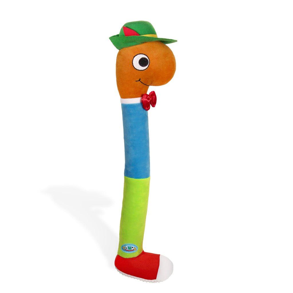 Lowly Worm Bendable Soft Toy with Board Book