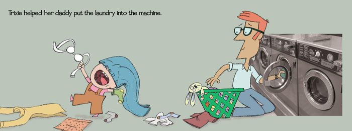 "Knuffle Bunny: A Cautionary Tale" Hardcover Book