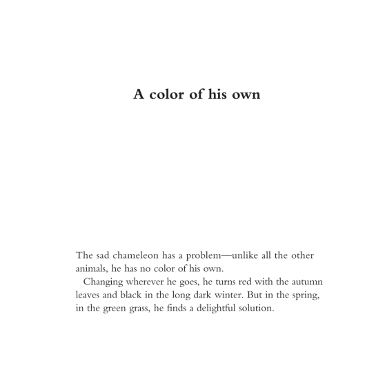 "A Color of His Own" Hardcover