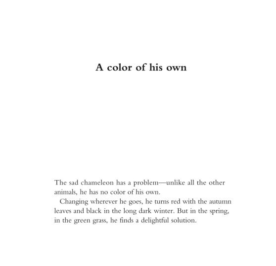 A Color of His Own