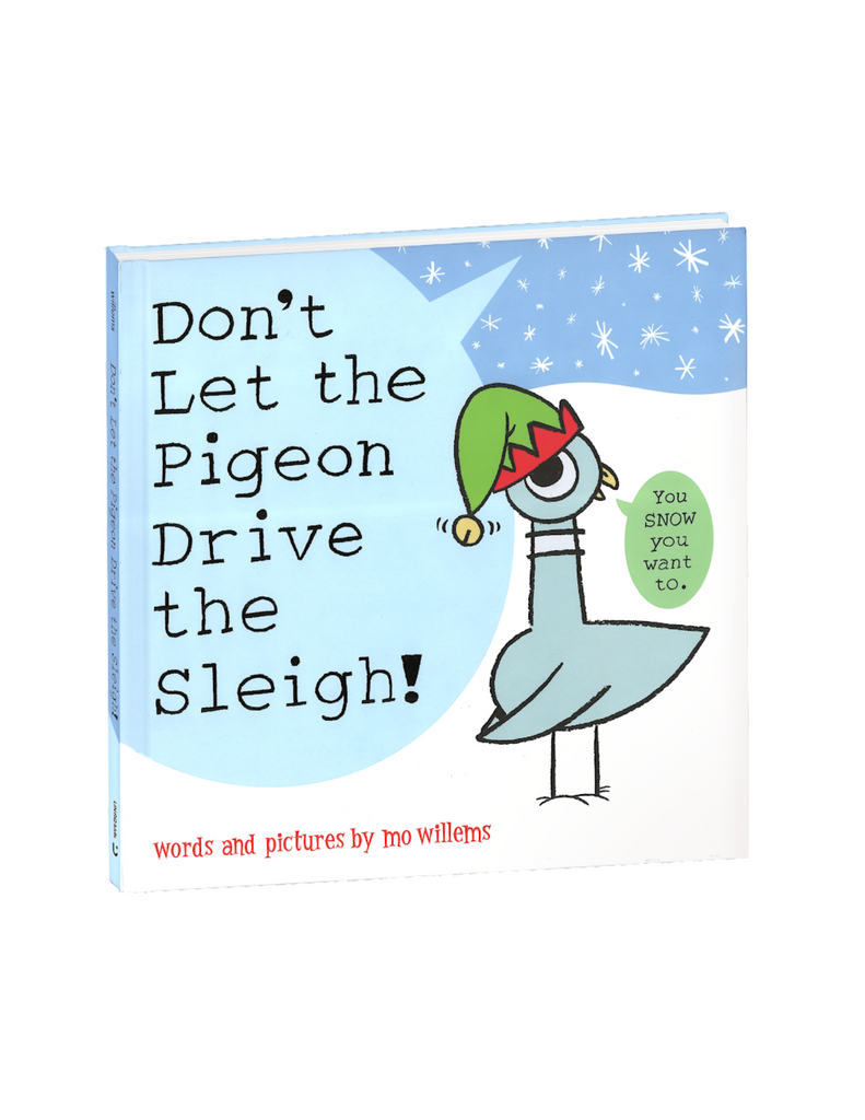 "Don't Let the Pigeon Drive the Sleigh" Hardcover Book