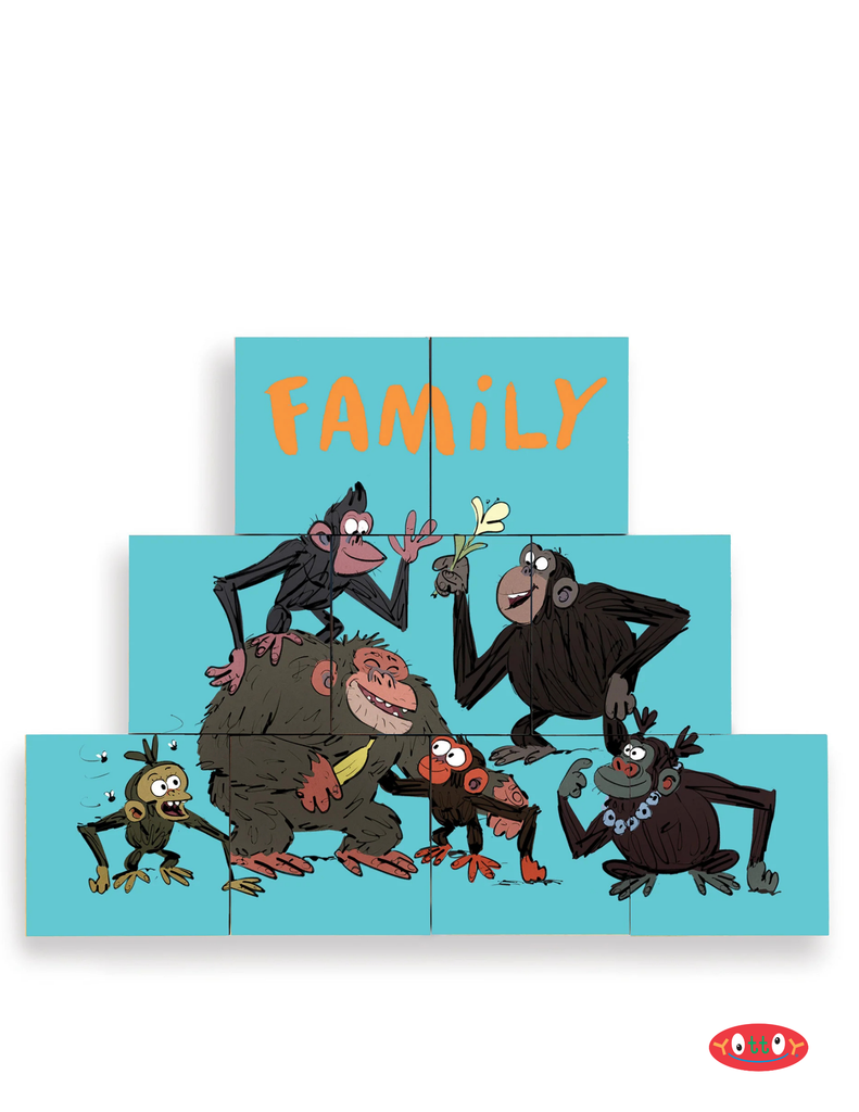 Grumpy Monkey Puzzle Blocks - 6 Puzzles in 1