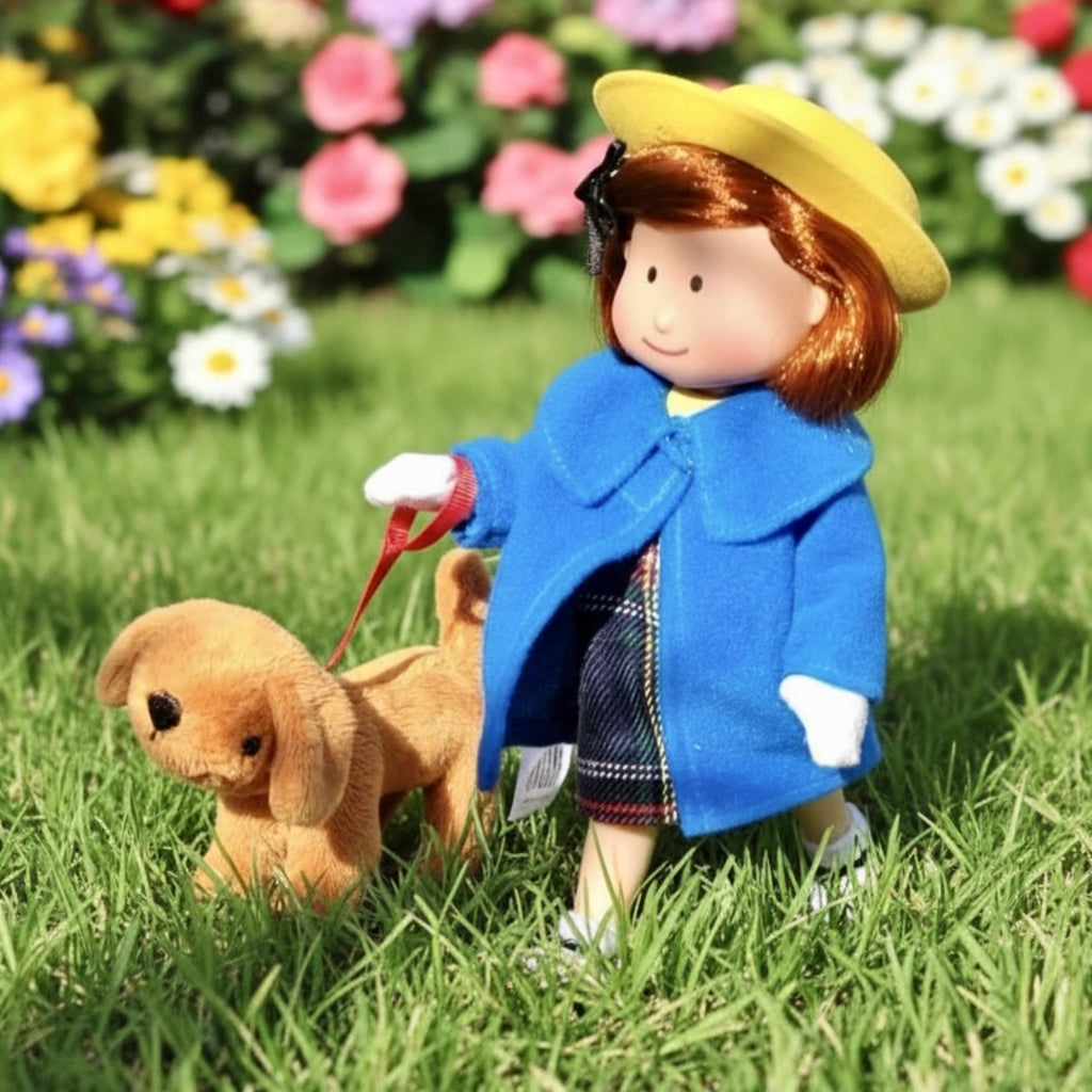 Madeline Poseable Doll with Genevieve Soft Toy in Take-Along Package