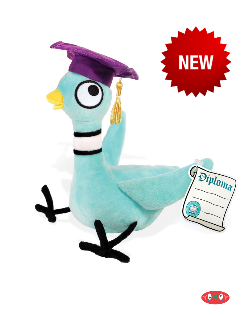 The Pigeon Graduation Soft Toy