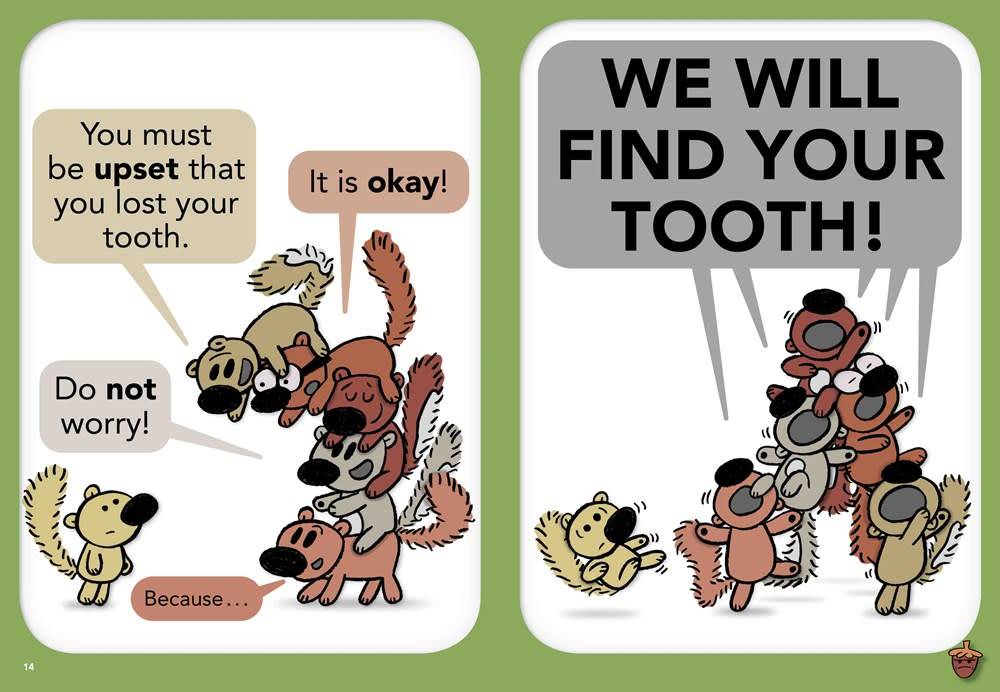 “Unlimited Squirrels: I Lost My Tooth”  Hardcover Book