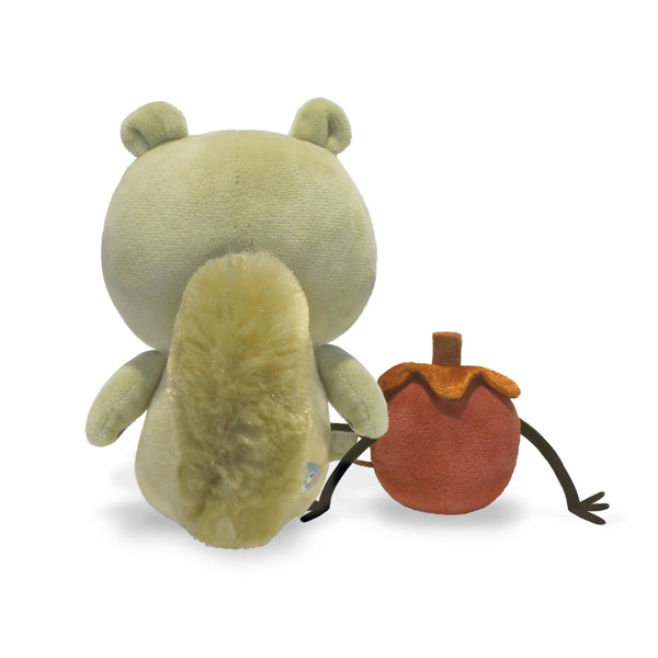 タマゴラス BEAR LION SQUIRREL plain message ZOOM SQUIRREL & ACORN SOFT PLUSH TOY PAIR – YOTTOY Productions