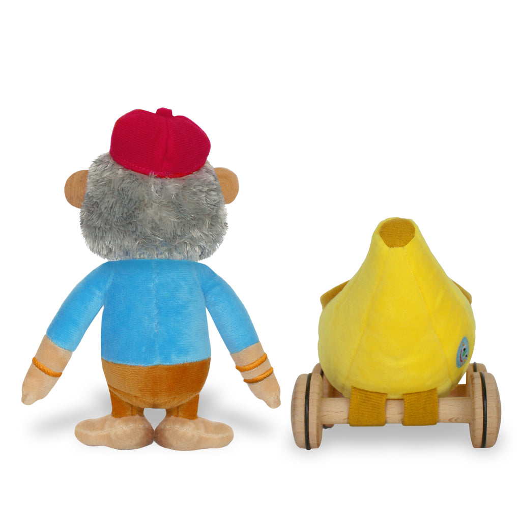 Bananas Gorilla Soft Toy with Bananamobile