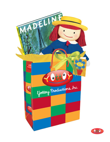 Madeline Poseable Doll with Genevieve Soft Toy in Take-Along Package