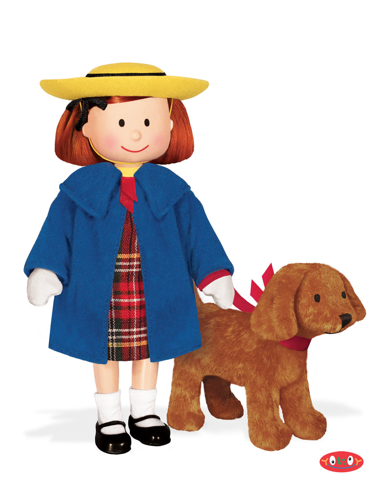 Madeline Poseable Doll with Genevieve Soft Toy in Take-Along Package