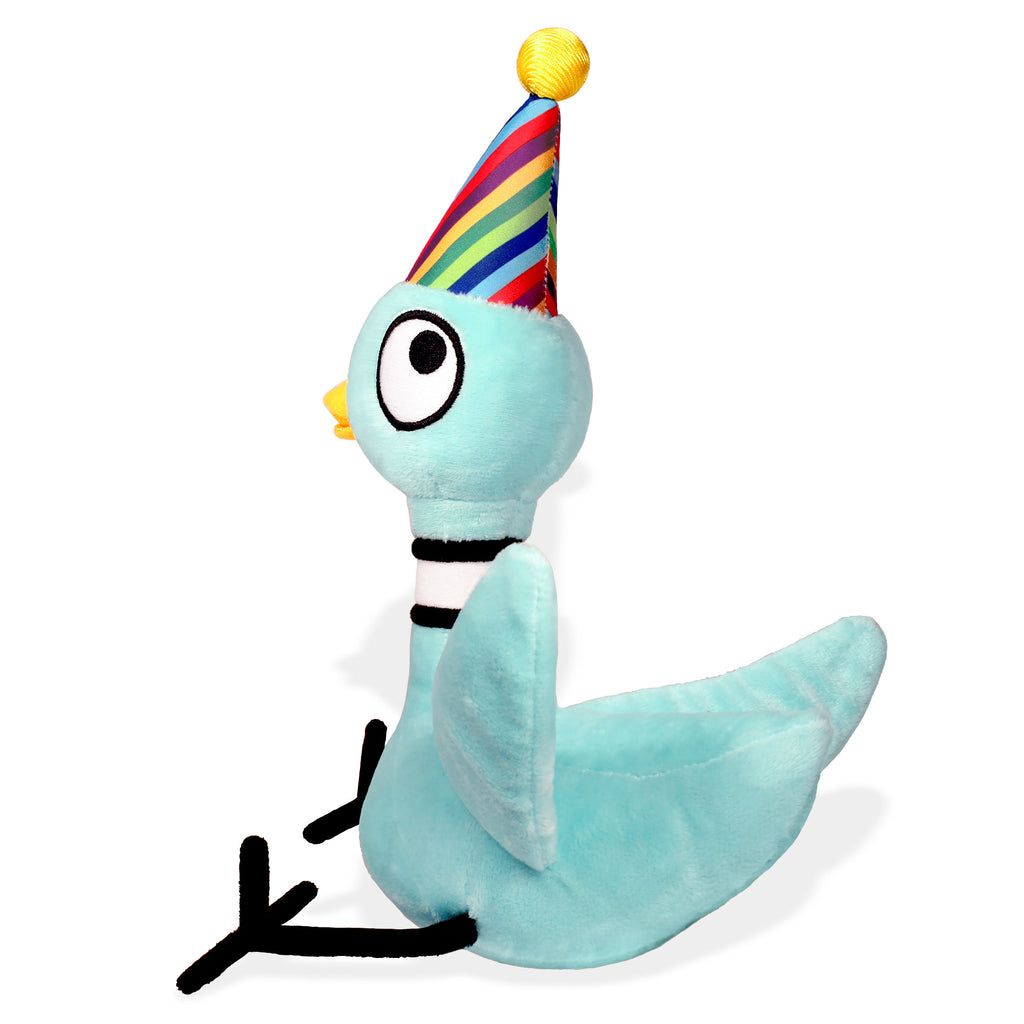 The Pigeon in Bird-Day Hat Soft Toy