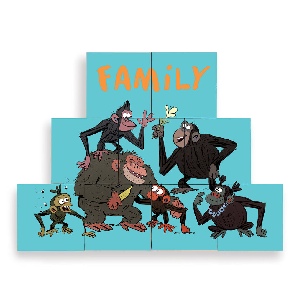 Grumpy Monkey Puzzle Blocks - 6 Puzzles in 1
