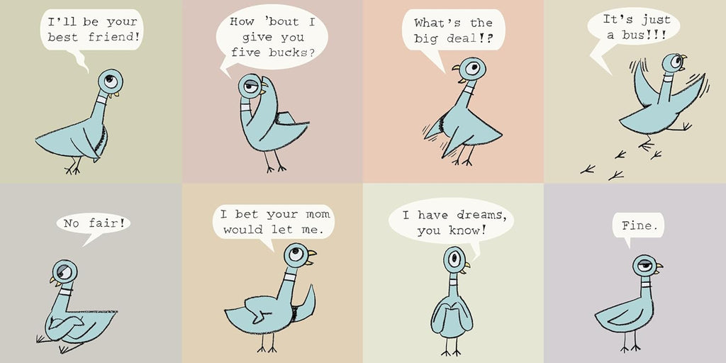 "Don't Let the Pigeon Drive the Bus!" Hardcover Book