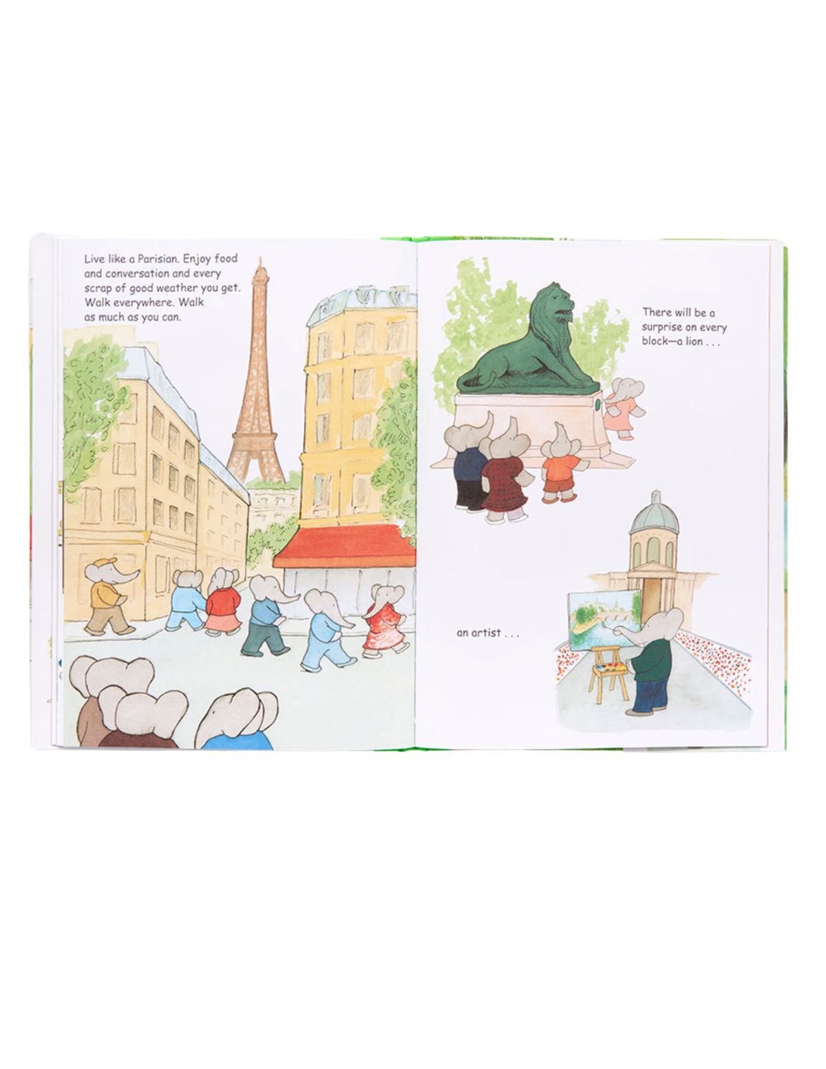 "BABAR'S GUIDE TO PARIS" HARDCOVER BOOK