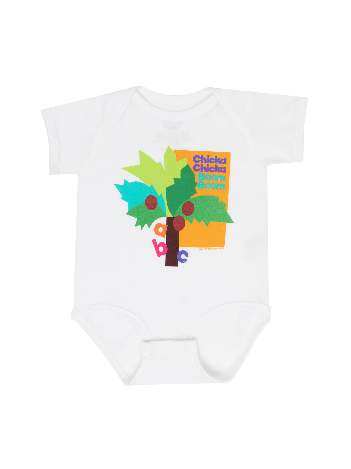 CHICKA CHICKA BOOM BOOM BABY ONESIE
