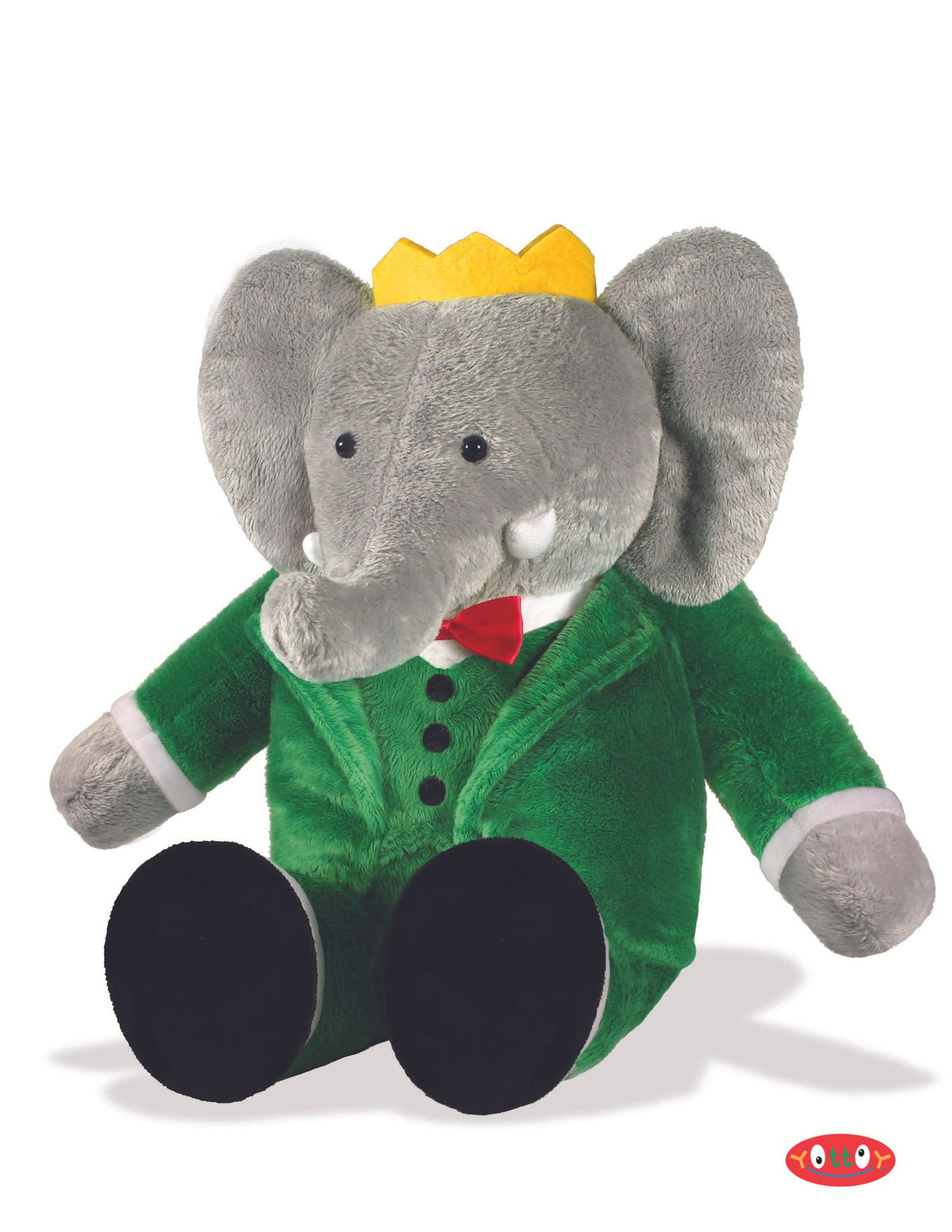 CLASSIC SEATED BABAR 9.5" SOFT PLUSH TOY
