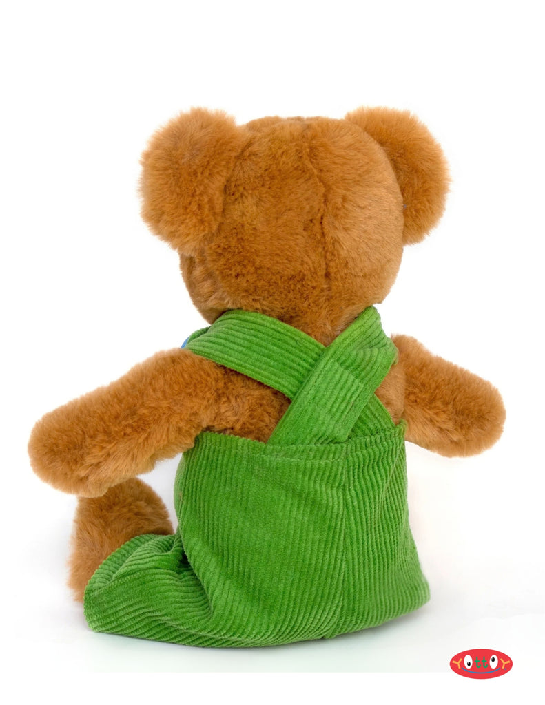 CORDUROY BEAR 13" SOFT PLUSH TOY