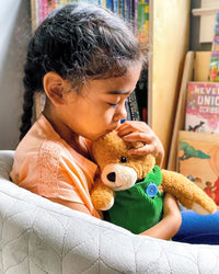 CORDUROY BEAR 13" SOFT PLUSH TOY