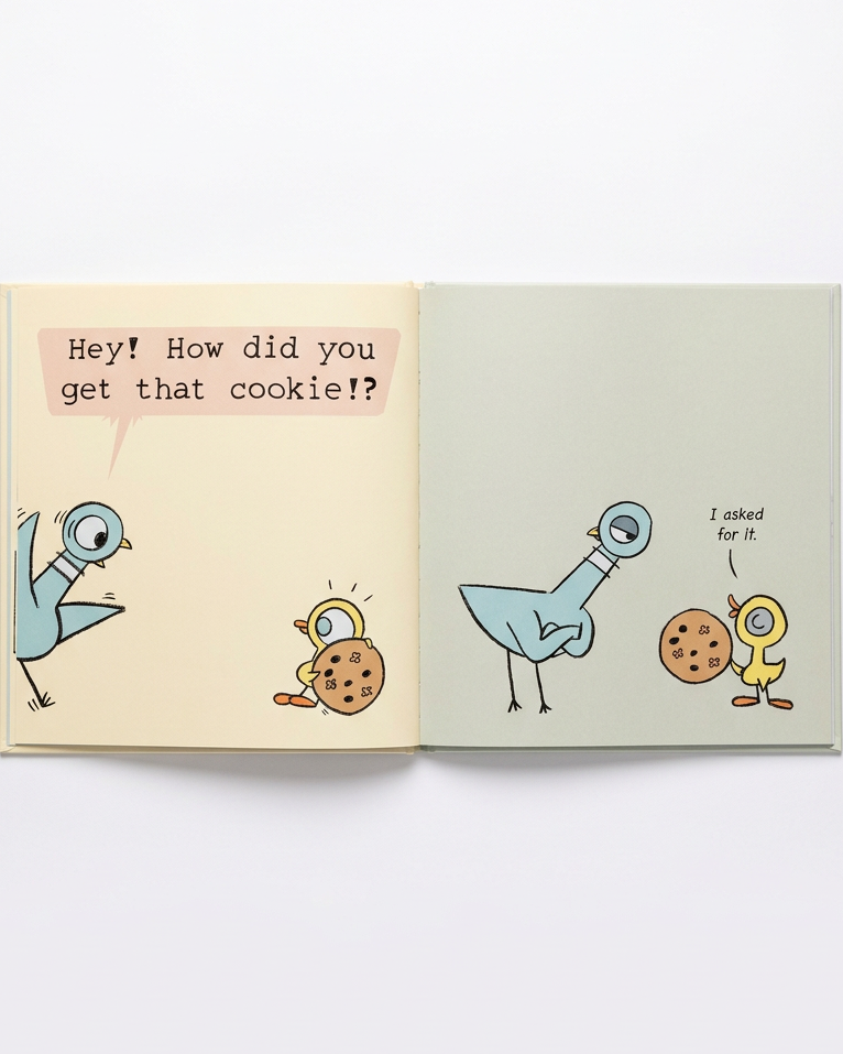 "THE DUCKLING GETS A COOKIE!?" HARDCOVER BOOK