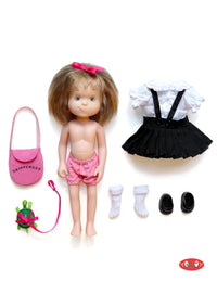 ELOISE POSEABLE DOLL WITH SKIPPERDEE AND PURSE IN TAKE-ALONG PACKAGE