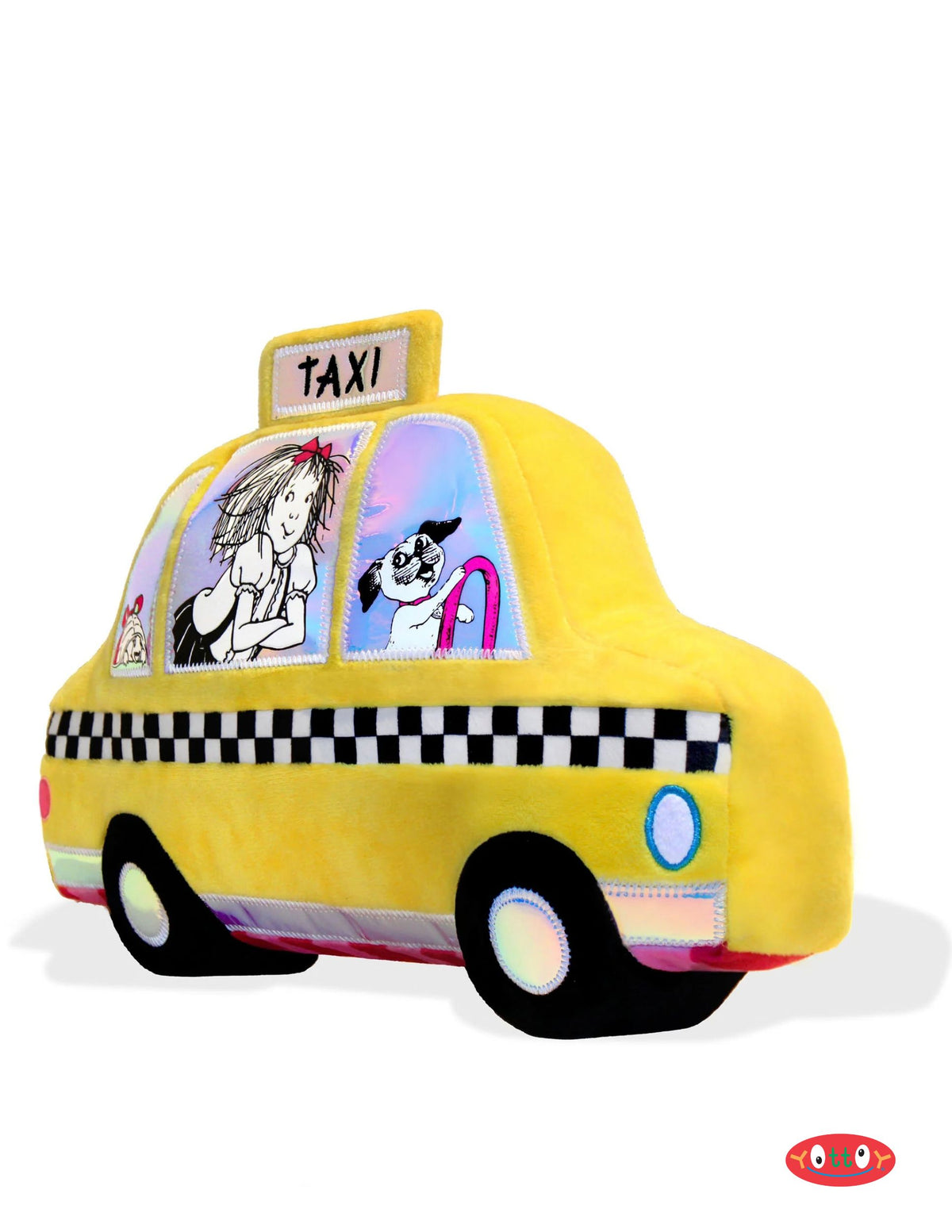 ELOISE TAXI 15" PLUSH PILLOW