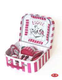 ELOISE 14-PIECE TIN TEA SET