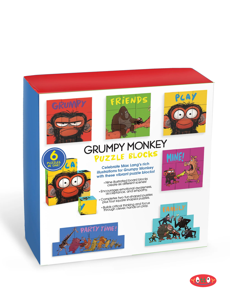 Grumpy Monkey Puzzle Blocks - 6 Puzzles in 1