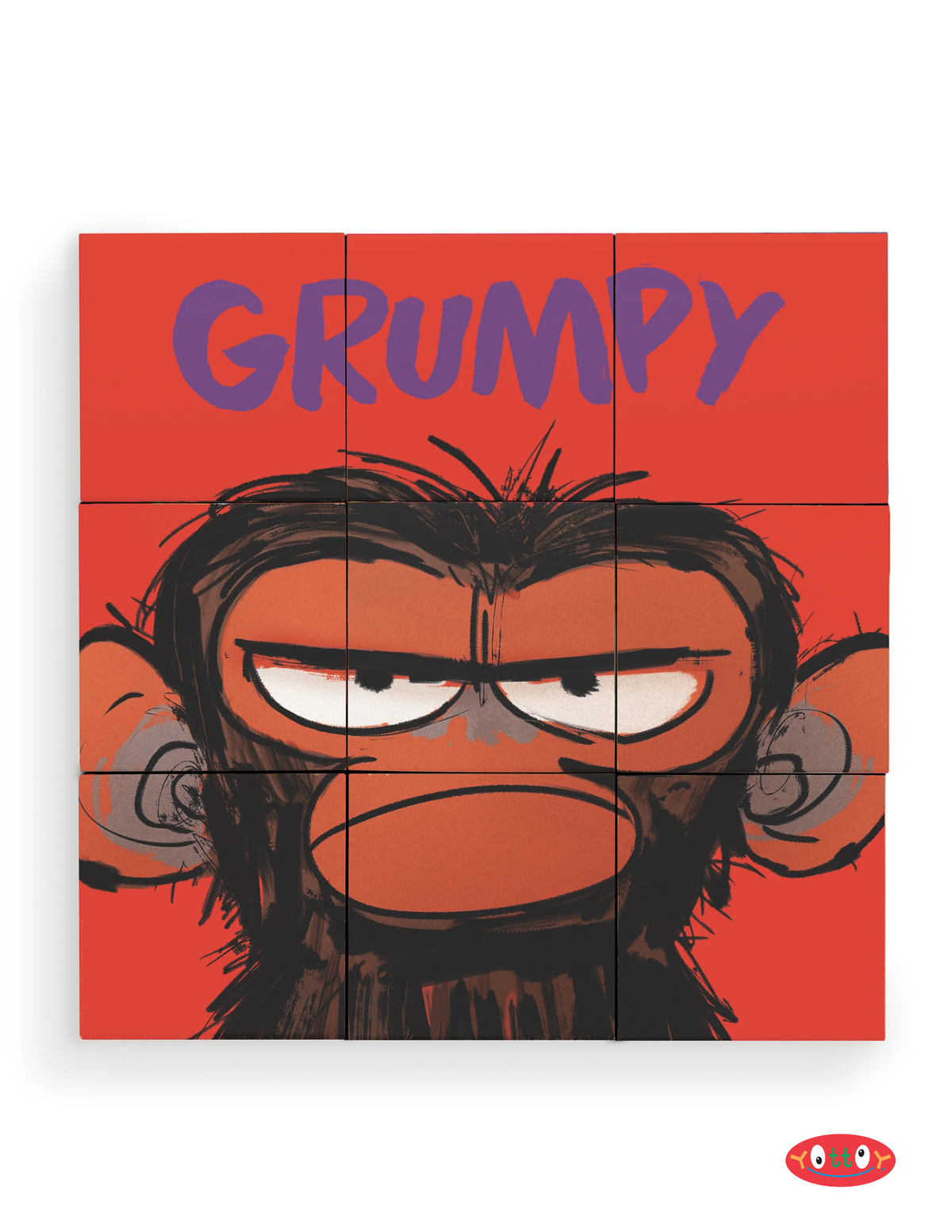 GRUMPY MONKEY PUZZLE BLOCKS - 6 PUZZLES IN 1