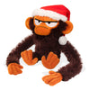 Grumpy Monkey in Holiday Hat Soft Toy