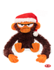 GRUMPY MONKEY IN HOLIDAY HAT 7.5