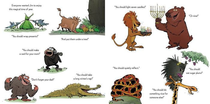 "Grumpy Monkey Oh, No! Christmas" Hardcover Book