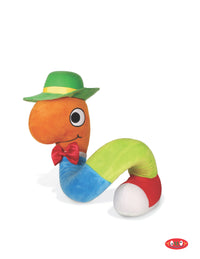 LOWLY WORM BENDABLE SOFT TOY WITH BOARD BOOK
