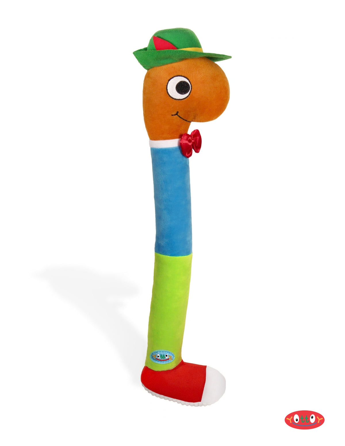 LOWLY WORM BENDABLE SOFT TOY WITH BOARD BOOK