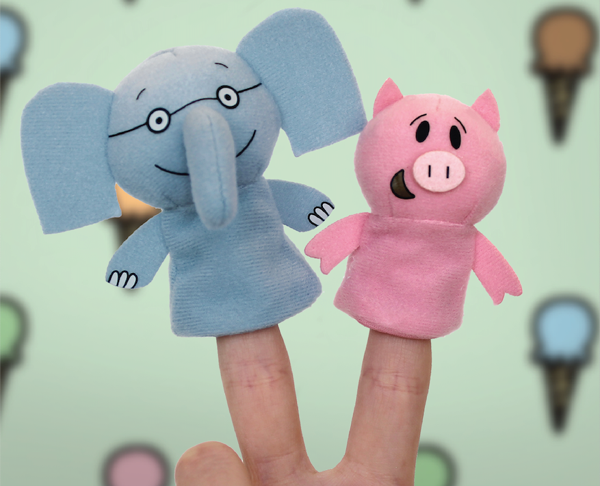 Elephant & Piggie Finger Puppets