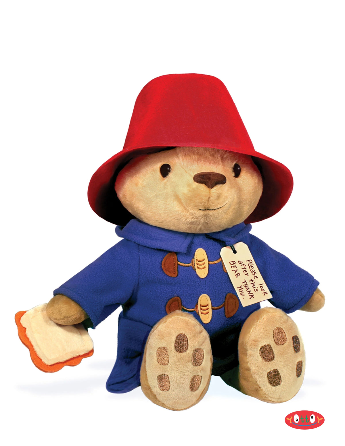 CLASSIC SEATED PADDINGTON BEAR 12" SOFT PLUSH TOY