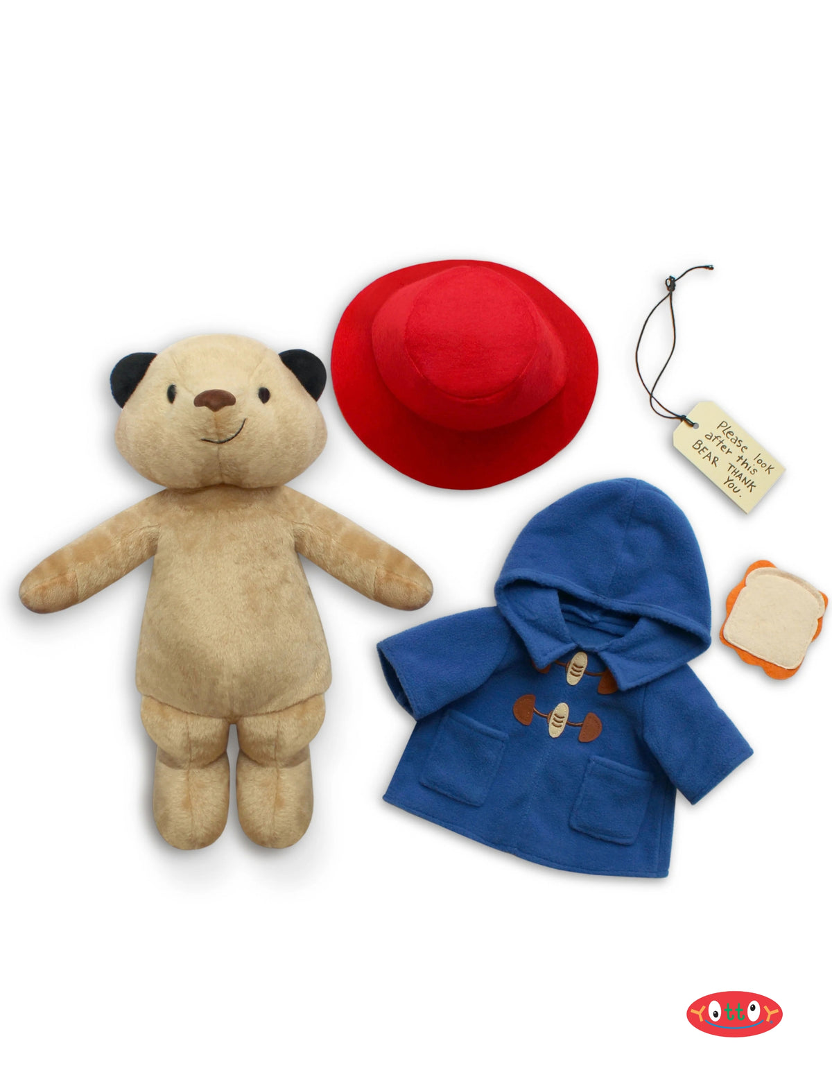 CLASSIC SEATED PADDINGTON BEAR 12" SOFT PLUSH TOY