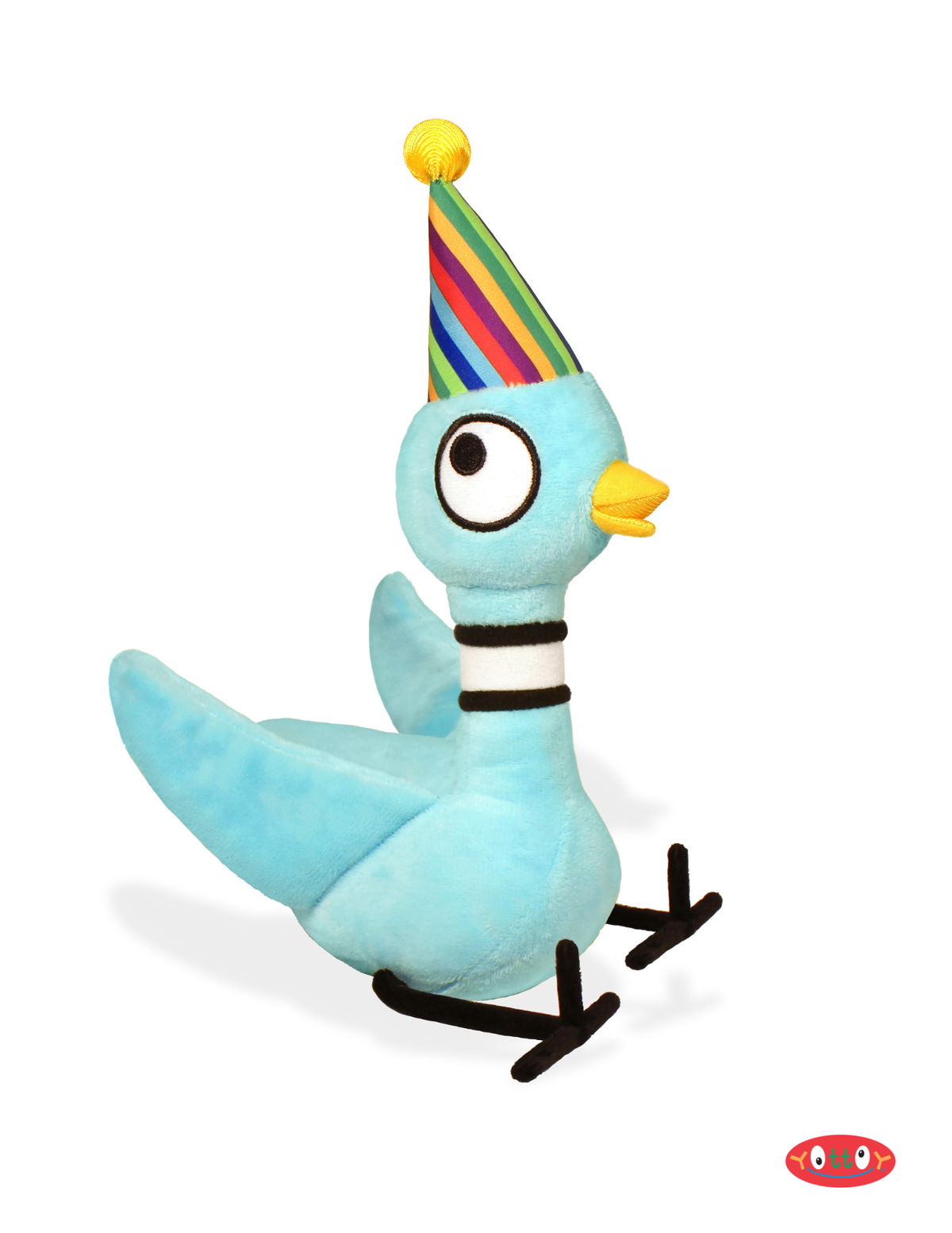 THE PIGEON IN BIRD-DAY HAT 8" SOFT PLUSH TOY