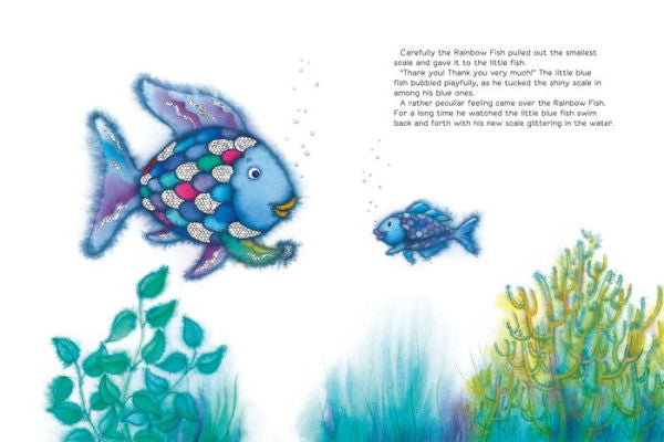 "The Rainbow Fish" Hardcover Book