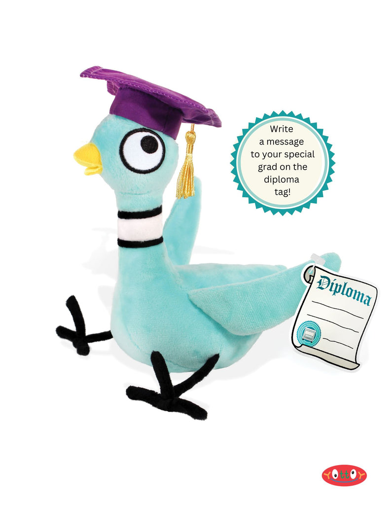 The Pigeon Graduation Soft Toy