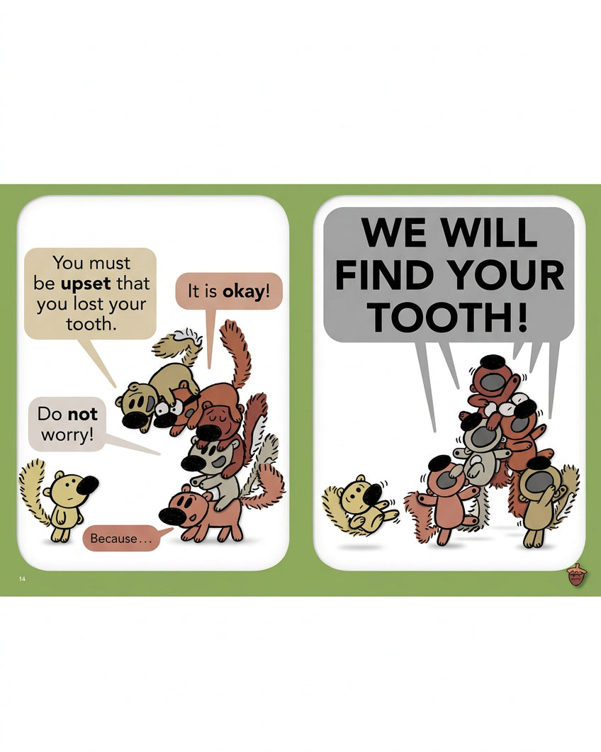 “Unlimited Squirrels: I Lost My Tooth” Hardcover Book – YOTTOY Productions