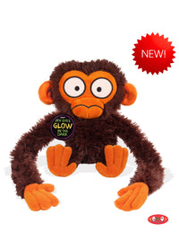 GRUMPY MONKEY GLOW EYES 7" SOFT PLUSH TOY