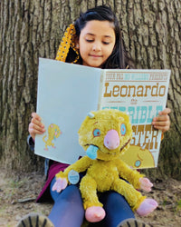 LEONARDO THE TERRIBLE MONSTER 14" SOFT PLUSH TOY PUPPET