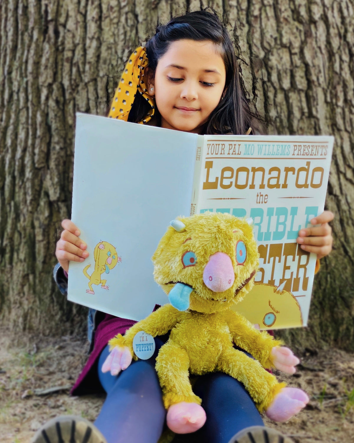 LEONARDO THE TERRIBLE MONSTER 14" SOFT PLUSH TOY PUPPET