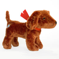 GENEVIEVE DOG 9" SOFT PLUSH TOY IN MADELINE TOTE