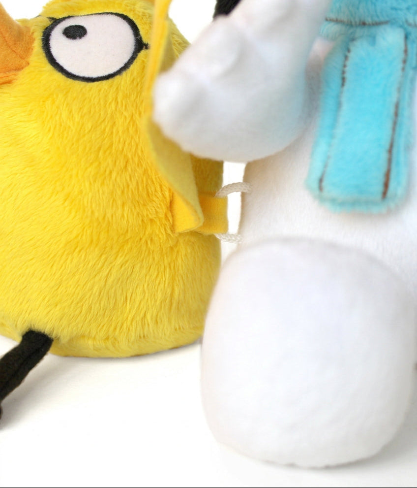 NUMBER ONE SAM AND CHICK SOFT PLUSH TOY PAIR
