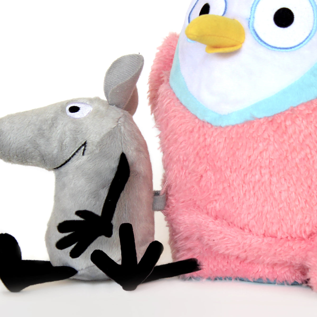 OWL AND NOISE SOFT PLUSH TOY PAIR
