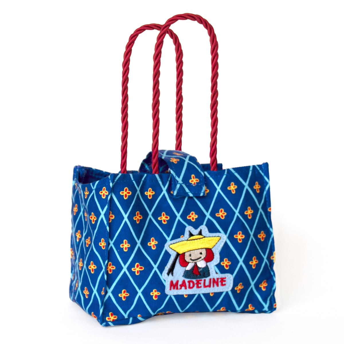 GENEVIEVE DOG 9" SOFT PLUSH TOY IN MADELINE TOTE