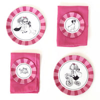 ELOISE 14-PIECE TIN TEA SET