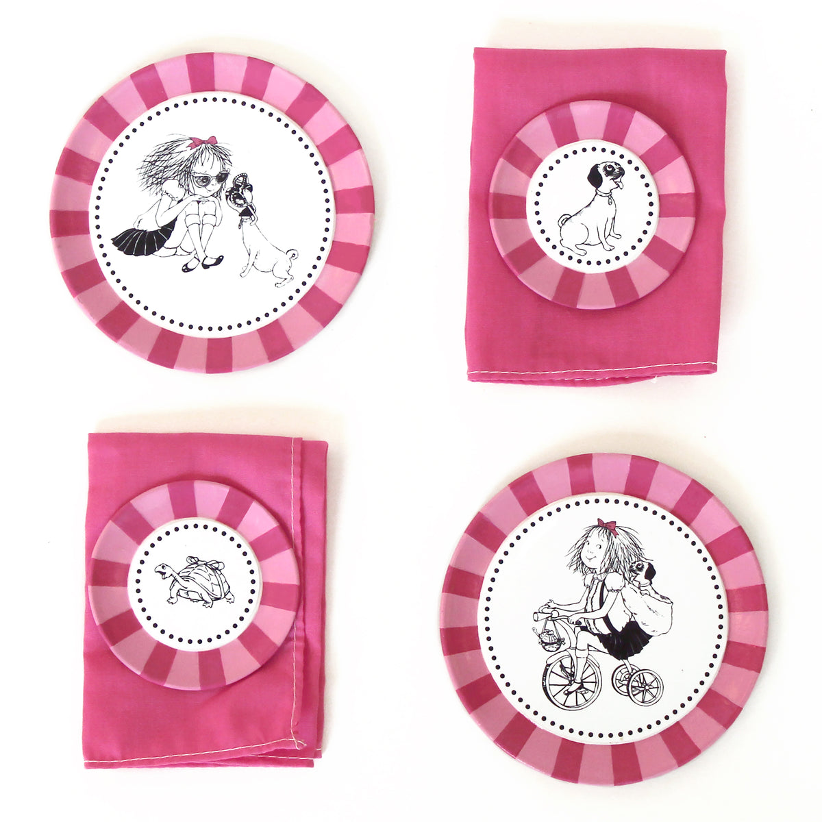 ELOISE 14-PIECE TIN TEA SET