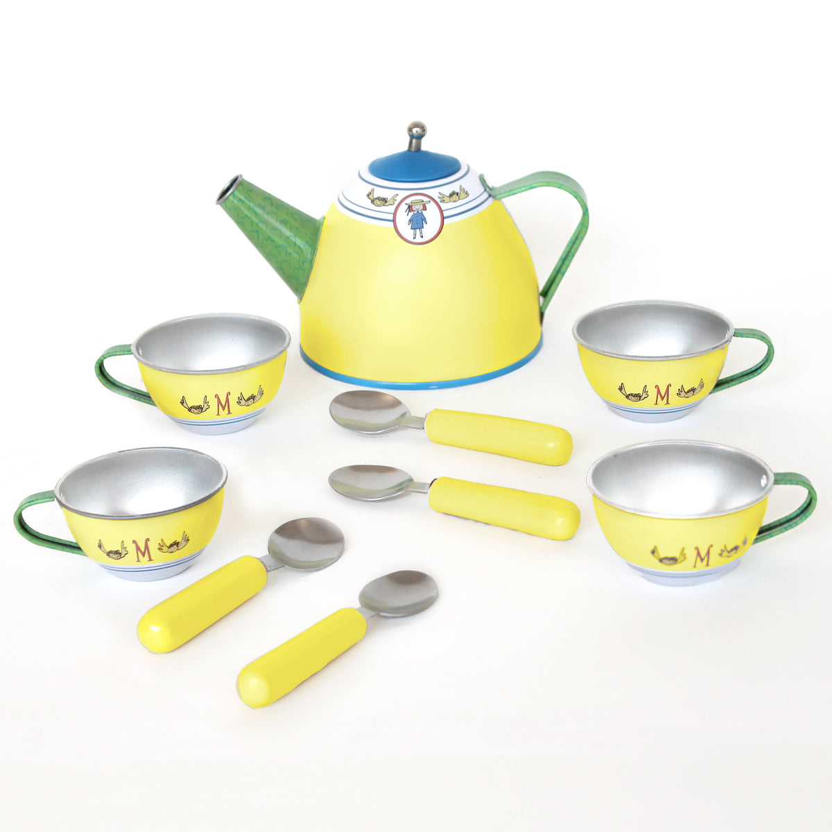 MADELINE 23-PIECE TIN TEA SET